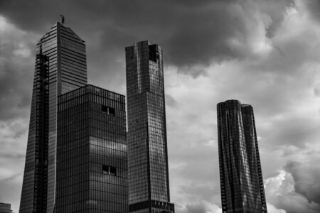 Hudson Yards, a new real estate development in the West of Manhattanの写真素材