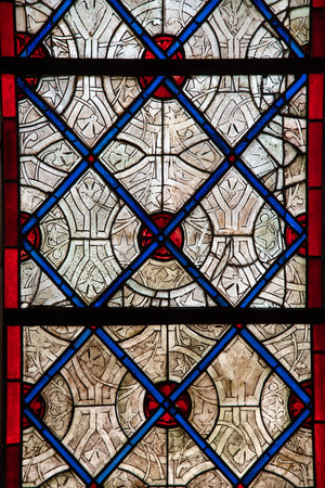 Stained glass Medieval complex in Washington heights in Manhattan (NYC)のeditorial素材