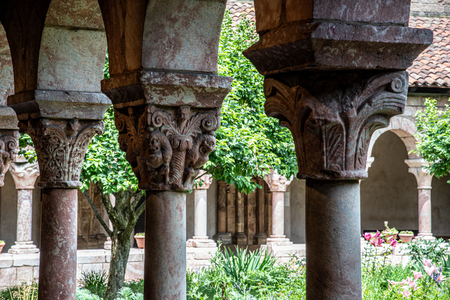 European medieval cloister in Washington heights in Manhattan (NYC)のeditorial素材
