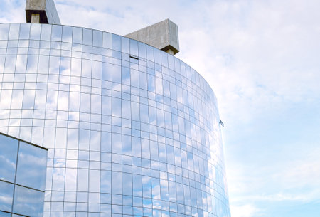 Headquarters of the Attorney General's Office - PGR, an organ of the Federal Public Ministry in Brazil also known as MPF. Brasilia, Federal District - Brazil. December, 20, 2020.のeditorial素材