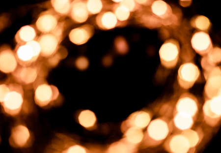 Abstract background with bokeh defocused lights. Christmas or New Year concept.