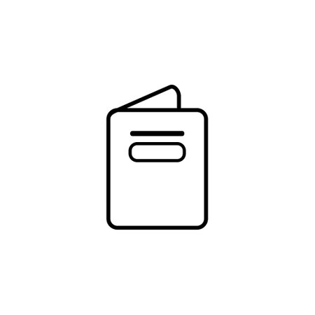 book icon, perfect&nbsp;for a file iconのイラスト素材