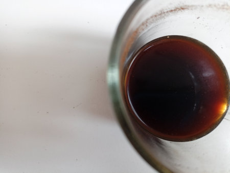 Close up of Black coffee a cup of black coffee with copy space area