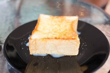 Sugar toasted bread, breakfast foodの写真素材
