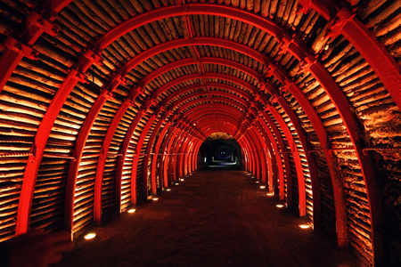Entrance to the Catedral de Salの写真素材