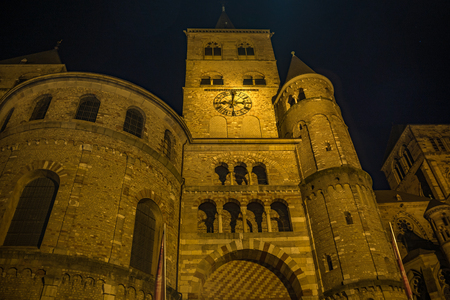 German Church Dom at Nightのeditorial素材