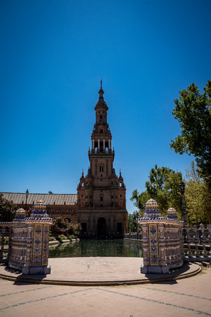 Spanish Square Sevilleの写真素材