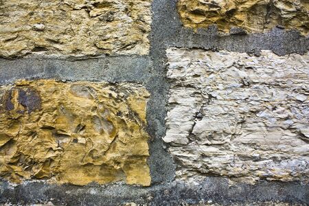 Old brick-wallの写真素材