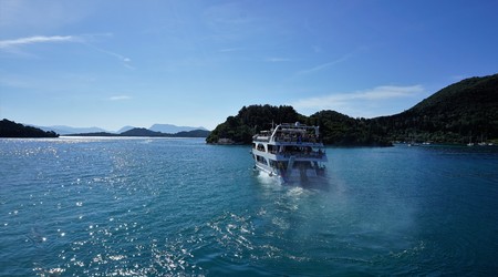 En route to the world famous beach of Porto Katsiki, Lefkada island, Greeceの写真素材