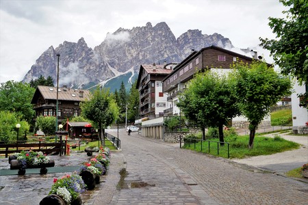 Cortina d Ampezzo, Italy.のeditorial素材