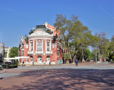 Drama Theatre "Stoyan Bachvarov" , Varna, Bulgaria .のeditorial素材