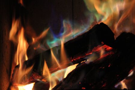 Romantisches Feuerの写真素材