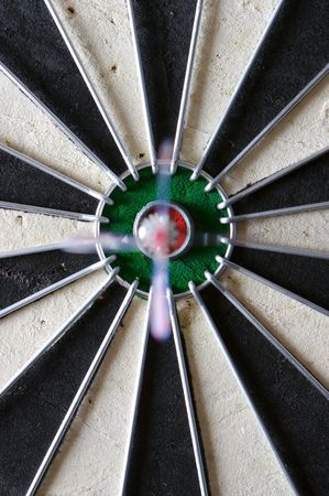 Accuracy concept with target boardの写真素材