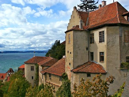 Meersburg Castle, Germanyの写真素材