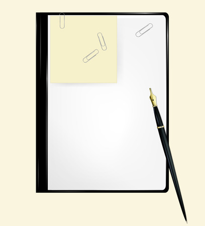 Notebook  paperのイラスト素材