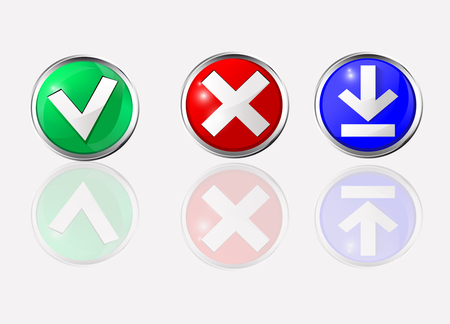 Buttons. のイラスト素材