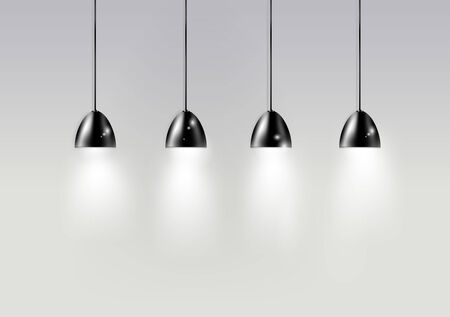 Background with lamps. Vector eps 10のイラスト素材