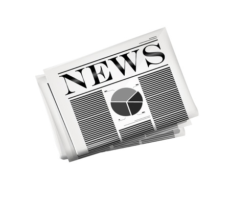 Newspaper icon. Vector eps10のイラスト素材