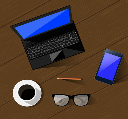 Internet activity banner. のイラスト素材