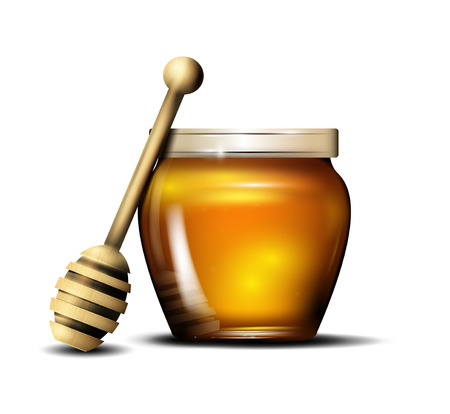 Honey isolatedのイラスト素材