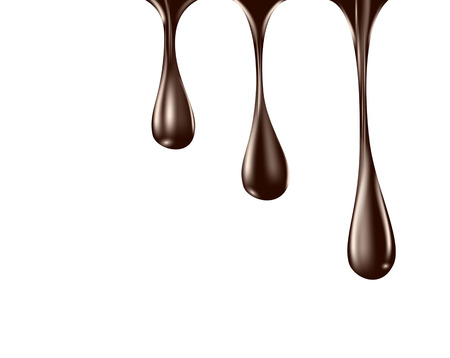 Chocolate drops. Vector eps 10のイラスト素材