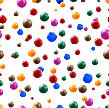 balls seamless backgroundのイラスト素材