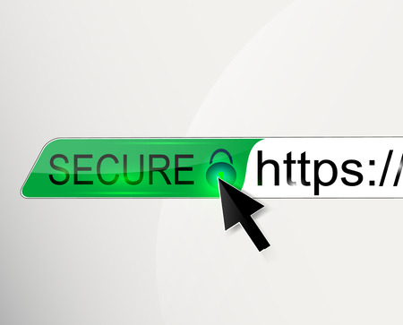 WEB security backgroundのイラスト素材