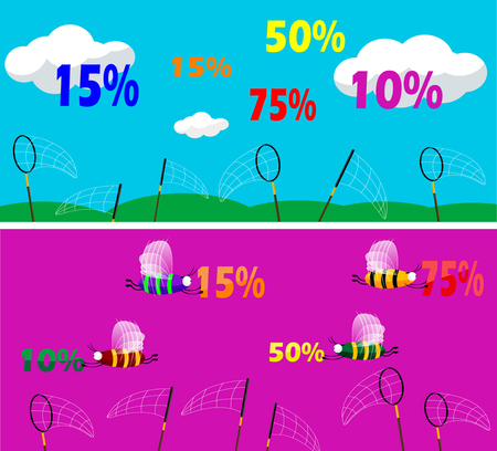 Sale backgroundsのイラスト素材