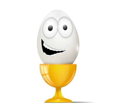 Cartoon eggのイラスト素材