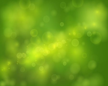 green bokeh abstract light background. Vector illustrationのイラスト素材