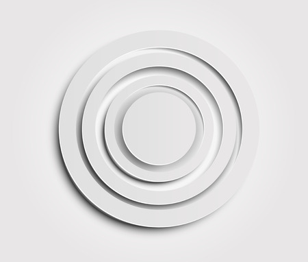 Paper target icon. Vector のイラスト素材
