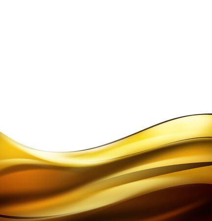 Olive oil or honey wave background. Culinary banner, backgoundのイラスト素材