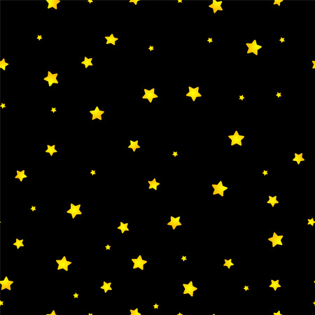 Star sky seamless pattern backgroundのイラスト素材
