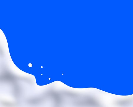 Milk splash vector illustrationのイラスト素材