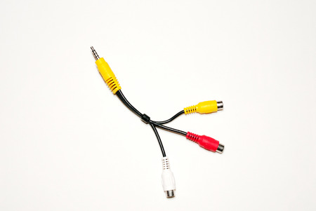 Audio and Video Cableの写真素材
