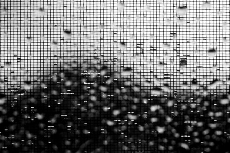 raindrops on the glassの写真素材