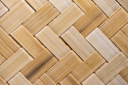 Wicker rattan texture macro photo