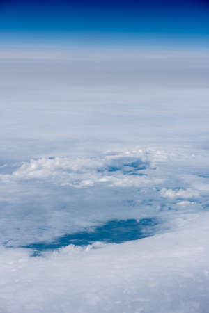 View of the clouds from the plane