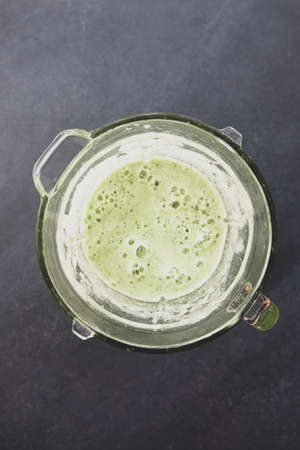 Healthy Beverage Green Smoothie Top Viewの写真素材