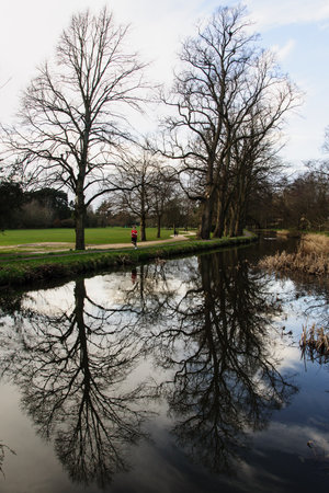 Bute Park  Cardiff, Wales, UKのeditorial素材