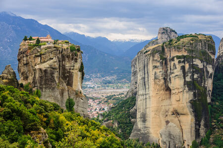 Monastery in Meteora, Greeceの写真素材