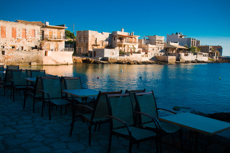 Gerolimenas village in the Mani Peninsula, Peloponnese, Greeceの写真素材