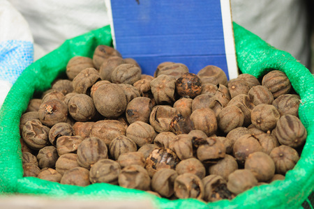 Dried Persian lemons on sale in the market