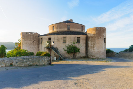 Saint-Florent Citadelle, in Saint-Florent, Corsica, Franceのeditorial素材