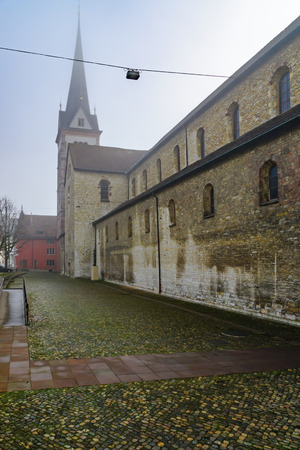 The Munster Schaffhausen church in Schaffhausen, Switzerlandの写真素材