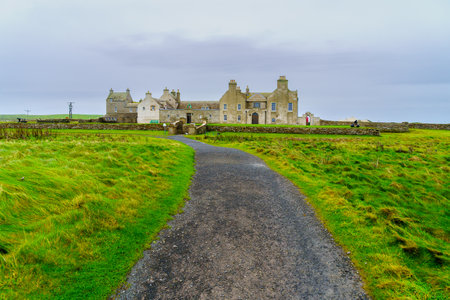 Stromness, UK - October 04, 2022: View of the Historic Skaill House, in Mainland Orkney, Scotland, UKのeditorial素材