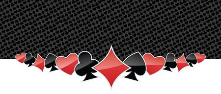 Gambling background with poker suits. のイラスト素材