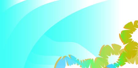 Abstract geometric background in light summer tones on the theme of the sea and Brazilian carnivalsのイラスト素材