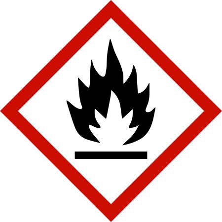 fire hazard sign isolated on transparent backgroundのイラスト素材