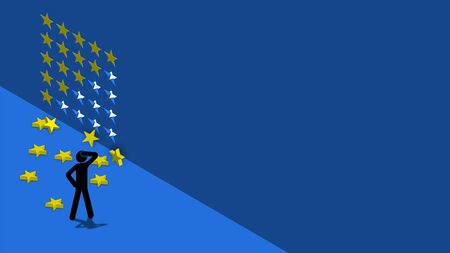 template, concept. Stars and likes of subscribers. Falling content ratings. Stars have fallen from...